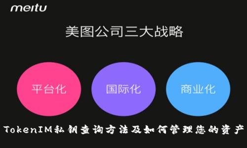 TokenIM私钥查询方法及如何管理您的资产